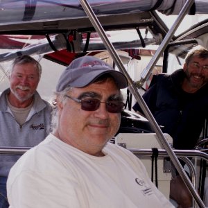 Russ, Pat and David at Chuckanut Bay 5-24-09