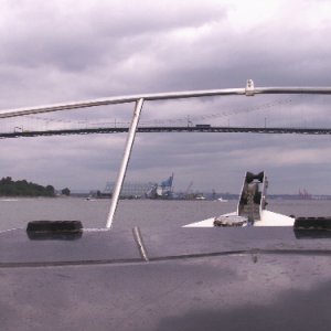 Approaching Lions Gate Bridge 6-6-09.Sized