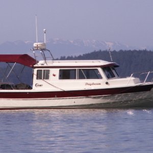 Daydream Anchored in James Bay 6-27-09
