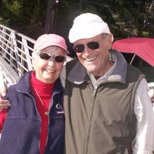 El and Bill at Does Island 6-26-09