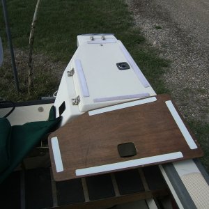 ply wood covers attached by velcro