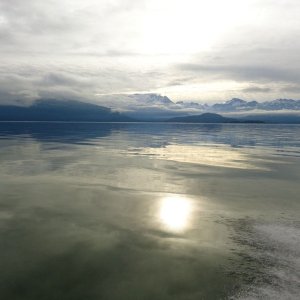 We really lucked out on Lynn Canal.  Hope its this smooth heading south!