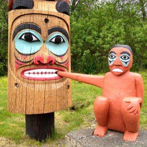 Wonder what story this totem is telling!