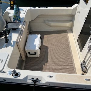 Cockpit draining mat