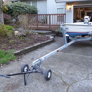 Also came with a trailer dolly!