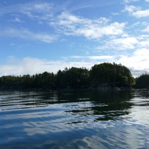 Exiting Mini bay and heading to Hunters bay
