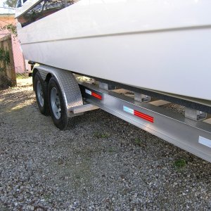 Detail of Float-On Tom Cat trailer at Wefings