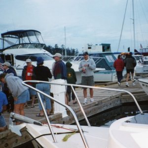 (Joe & Ruth) C-Dory crowd at Lopez Island May 1, 2004