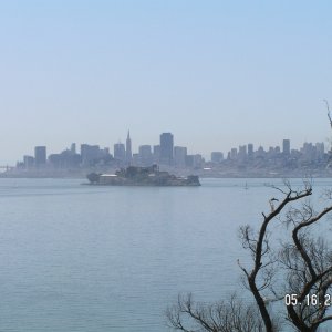 Alcatraz
View from Angel Island, SF skyline in background.