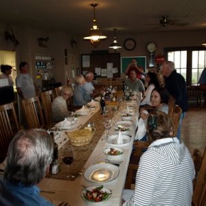 Tri-tip dinner at the Duck Club
