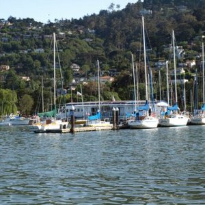 Sausalito Cruising Club and docks