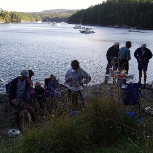 View of Squirrel Cove from the Shore Party Rock
