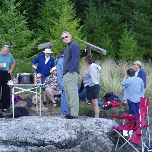 (Ron on Meander) The Shore party crew