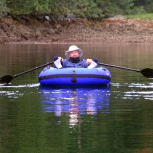 (Pat Anderson) Brock (Bambina) Rowing at Roscoe Cove 9-15-05