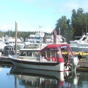 (Pat Anderson) Daydream at April Point, Quadra Island 9-17-05