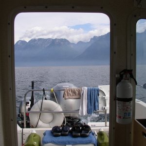 Always a great view astern.