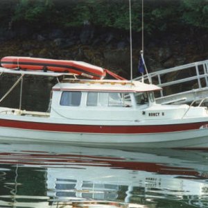 Nancy H at a dock north of Ketchican,AK