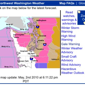 Weather in Western Washington