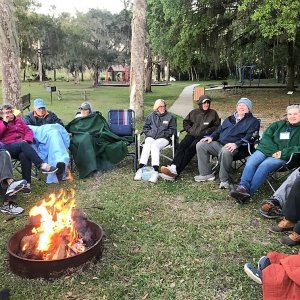 C-Brat campfire.