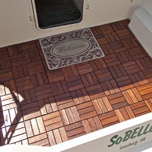 New Ikea floor in cockpit