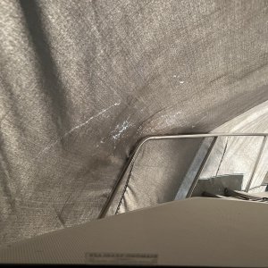 Boat cover, another inside bow view