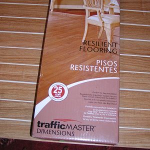 Home Depot's Trafficmaster Allure vinyl flooring Oak