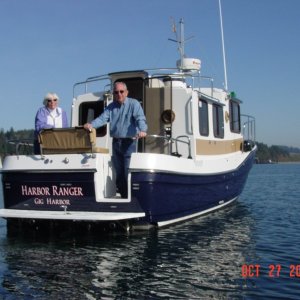 Media 'Harbor Ranger with Capt Gary and Firstmate Rosalie' in album 'Delivery Day for Harbor Ranger 10-22-07'
