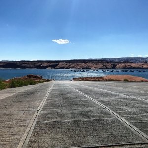 Bullfrog Bay One long ass boat ramp!