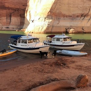 Midnight Flyer and Outlier in Moki Canyon
