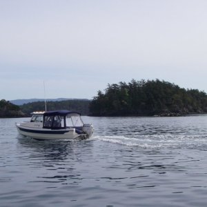 In North Pass near Reef Island