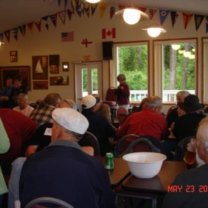 Anacortes Yacht Club - Joe (wearing white hat)seated next to Terry (ROCK-C)