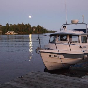 Moonlight on Lake of the Woods