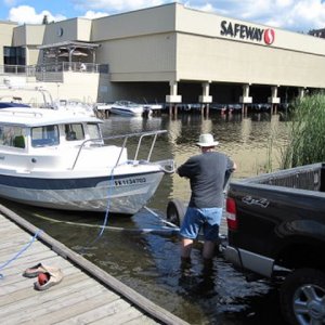 Loading by the Safeway