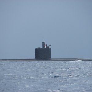 Passing our starboard side