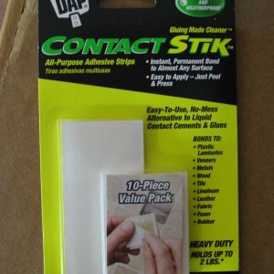 01 DAP Contact Stik -- thin sheets of double-sided glue sheets