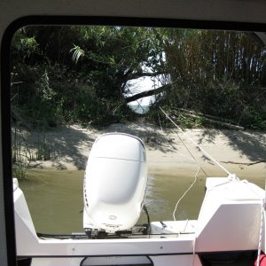 Media 'For my last night I selected a tropical looking beach on the South East side of Frank's Tract.' in album 'Last Weekend in May. I launched on the far side of Frank's Tract Friday morning.'