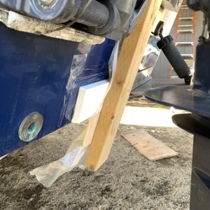 Media 'Clamp side view' in album 'Sanded the gel coat with 80 grit'