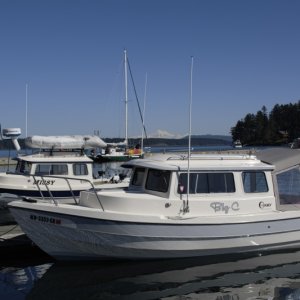 Missy, a 2017 cruiser, and Big-C a 2016