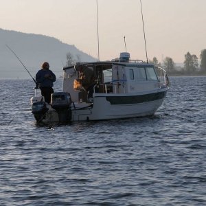 (Primative)
Steve & Mike on Shearwater
early Sat. morn