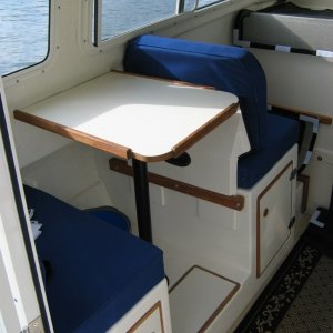 Left front seat can now face forward