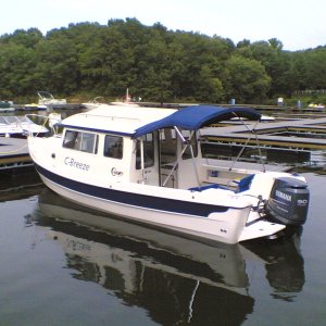 Bimini top from Dave at King Marine