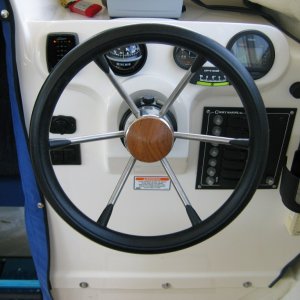 Teak wheel hub --- thanks David (Anna Leigh)
