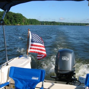 Flag added on starboard stern