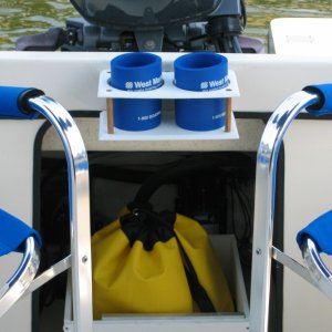 Drink holder on hanger