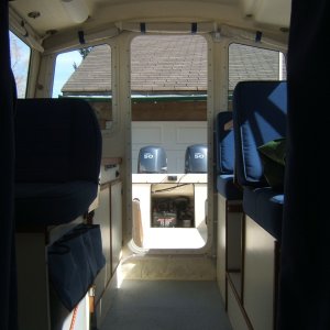 interior looking aft