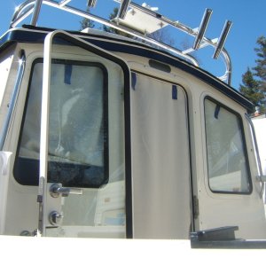 cabin back with new grab rails