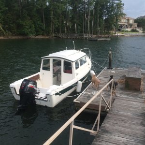 At home at our place on Lake Murray before most of the renovations