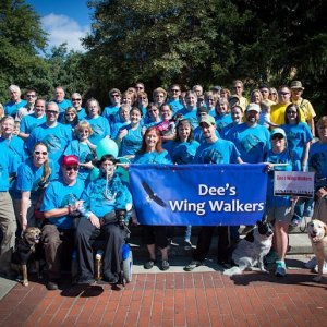 Most of Walk to Defeat ALS team, fall 2012