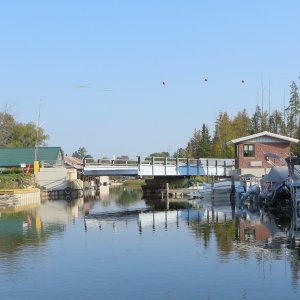 Alanson swing bridge opening