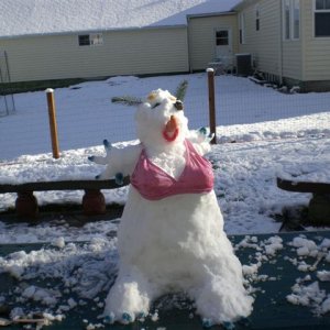 My snow woman #3